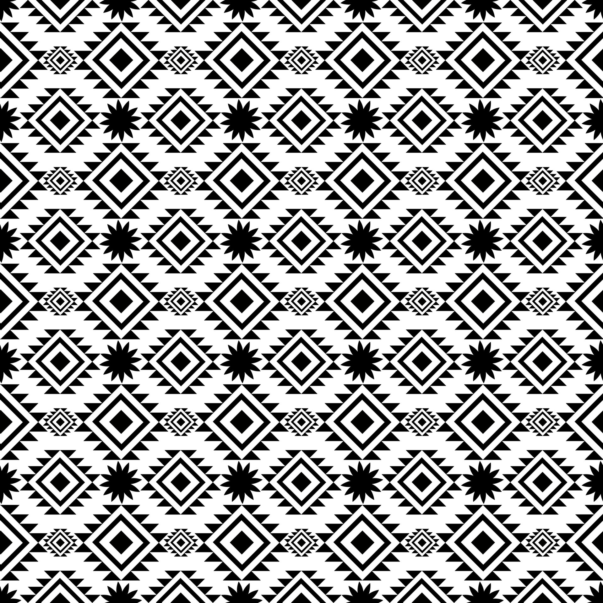 black and white geometric seamless pattern 9407226 Vector Art at Vecteezy