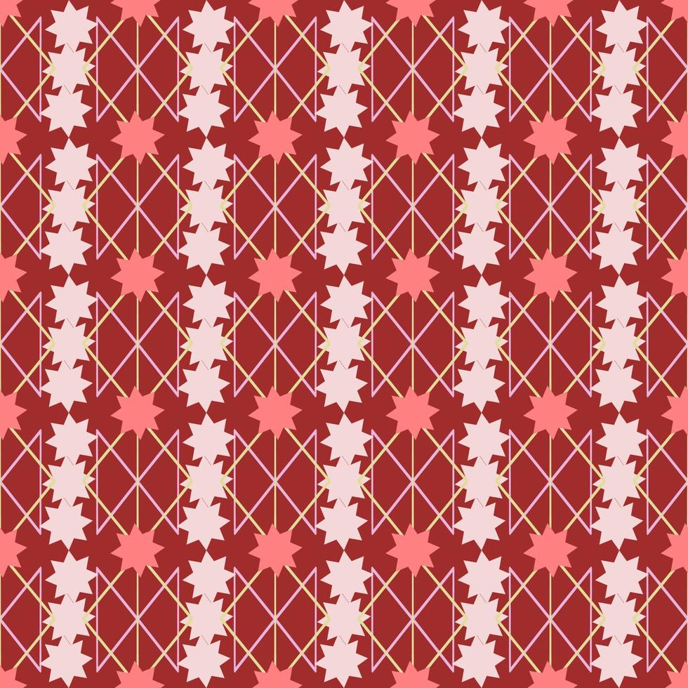 seamless geometric pattern with shape vector