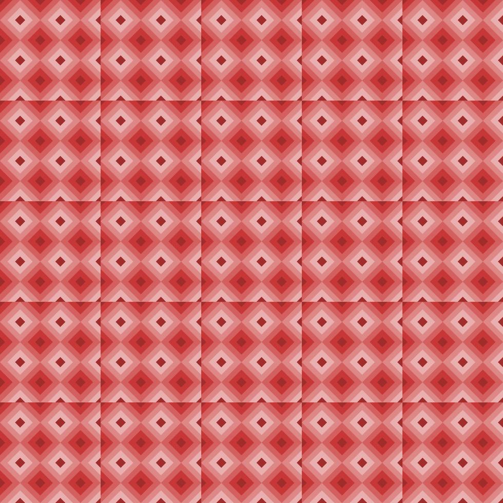 seamless pattern red geometric background vector
