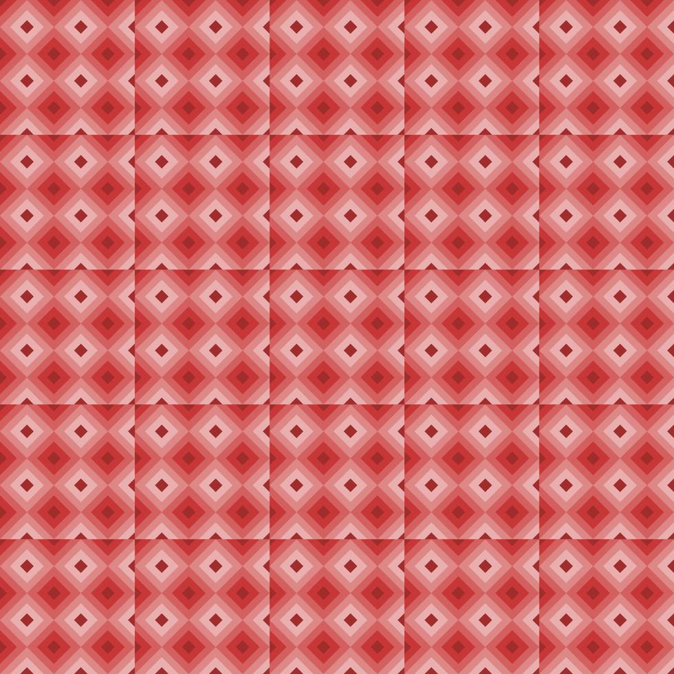 seamless pattern red geometric background vector