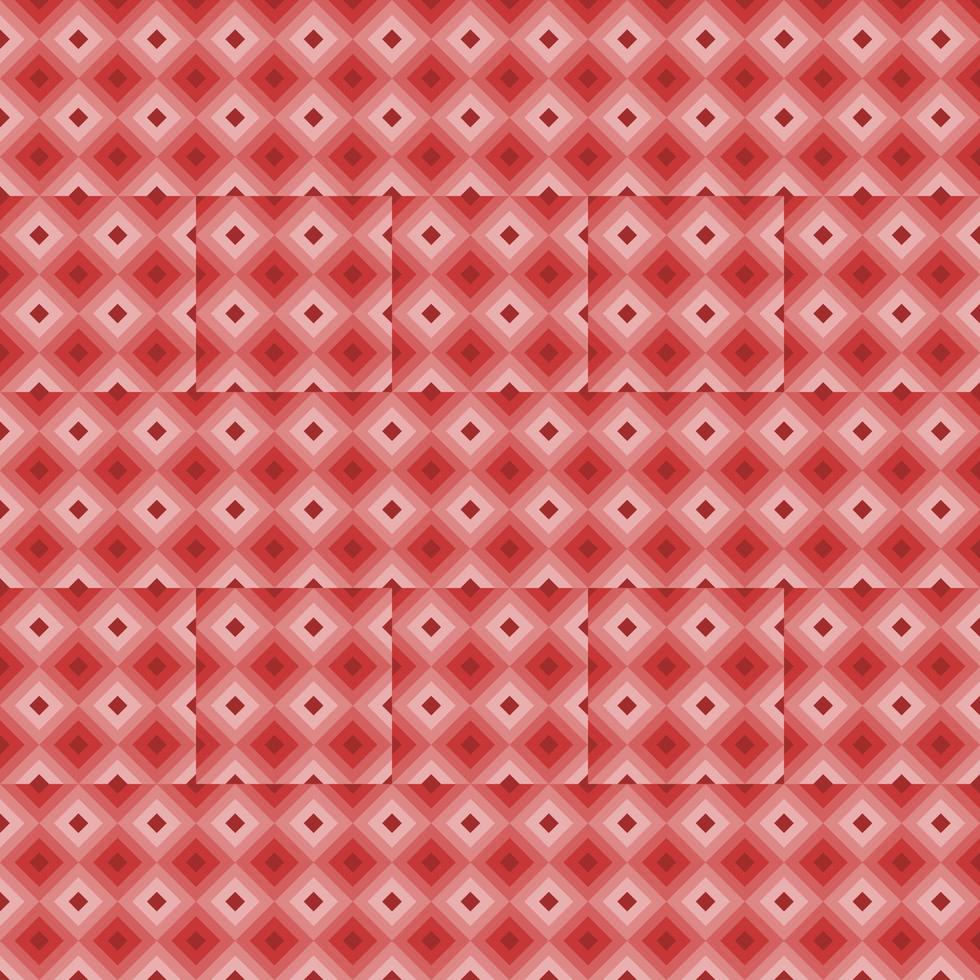 seamless pattern red geometric background vector