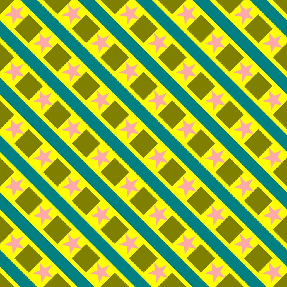 seamless geometric pattern with stars vector