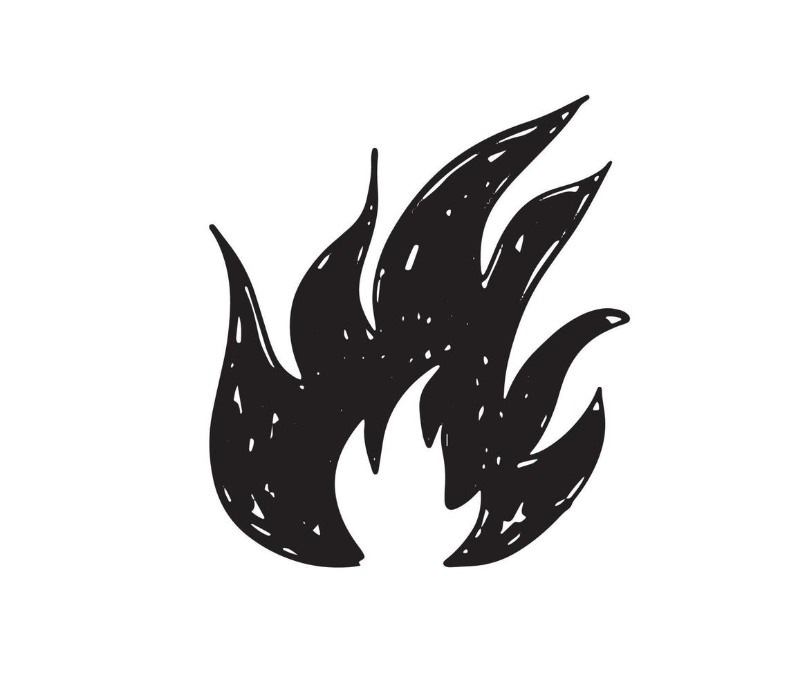 Black vector flame design elements vector illustration © blumer1979  (#7610009)