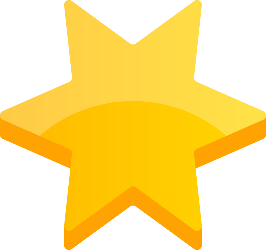 Golden stars clipart design illustration png