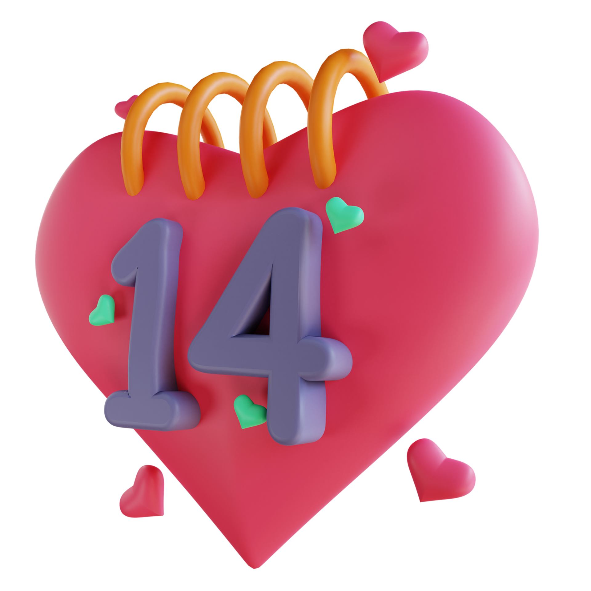 3D Illustration Love Calendar Suitable For Valentine s Day 9408335 PNG 3d-illustration-love-calendar-suitable-for-valentine-s-day-9408335-png