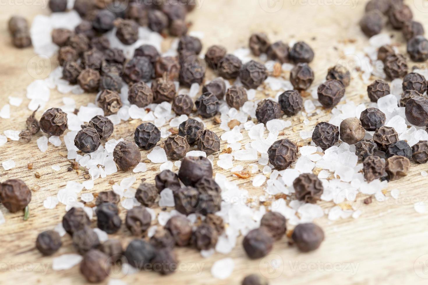 spice black pepper and sea salt photo