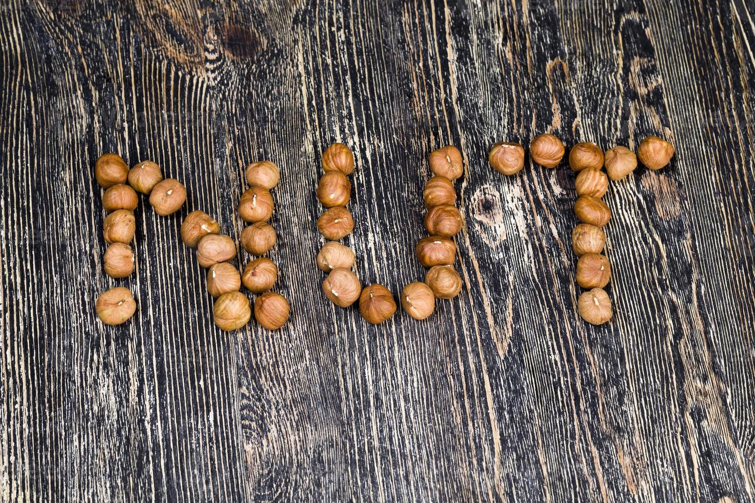 quality raw nuts ready to eat, hazelnuts photo