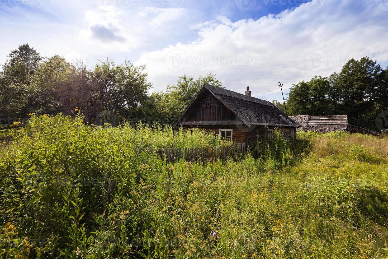 abandoned house,  Belarus. photo