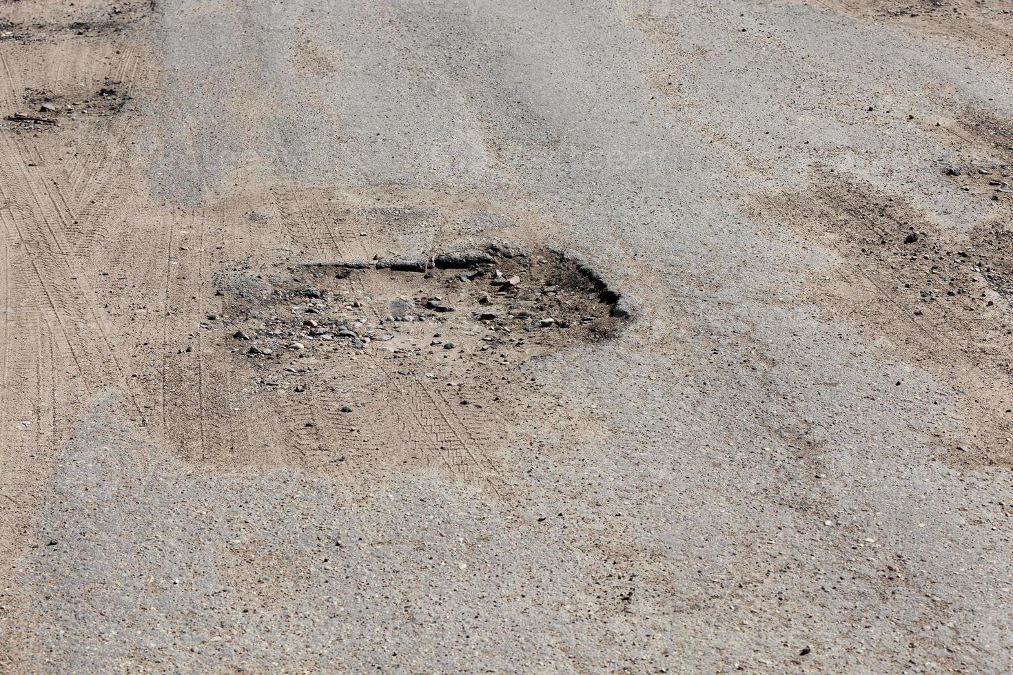large holes and potholes photo