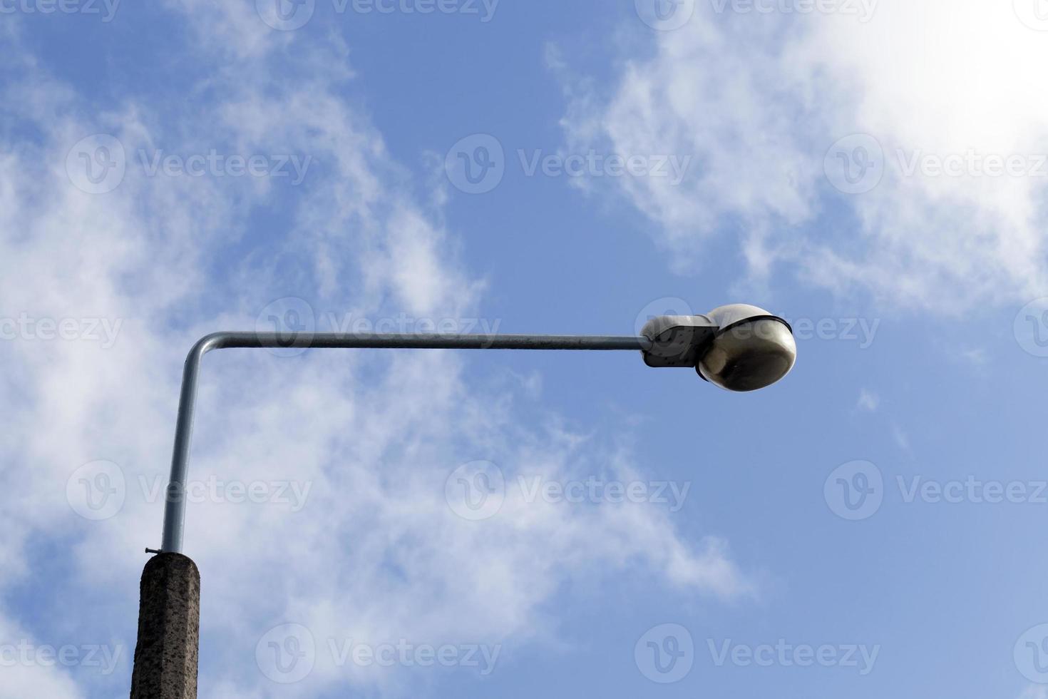 street lamp, close up photo