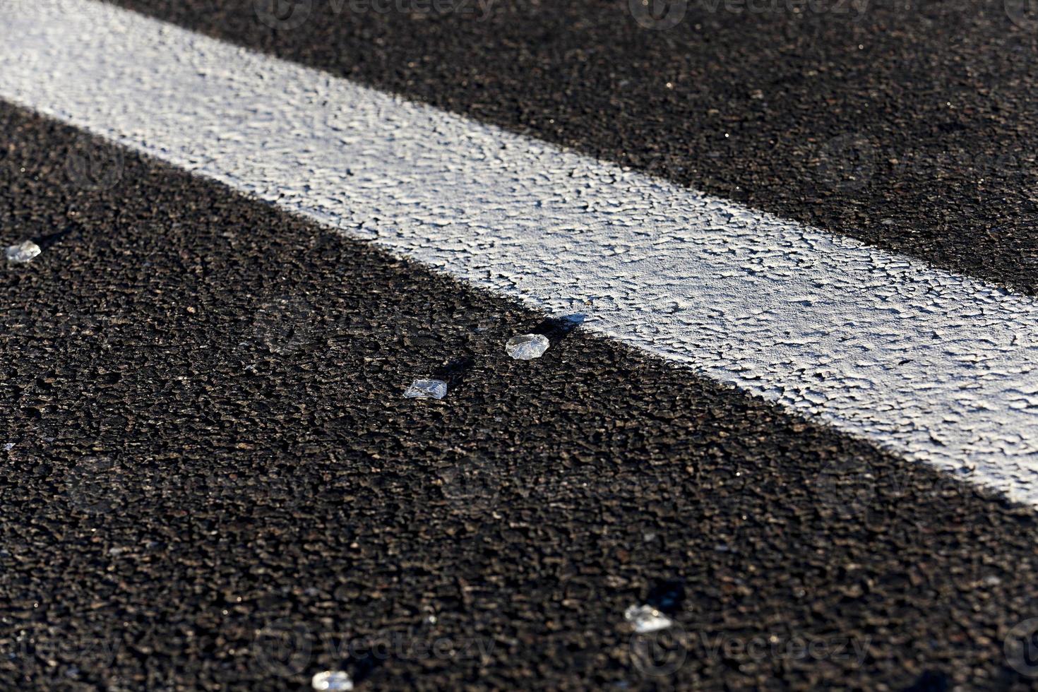 glass on the pavement photo