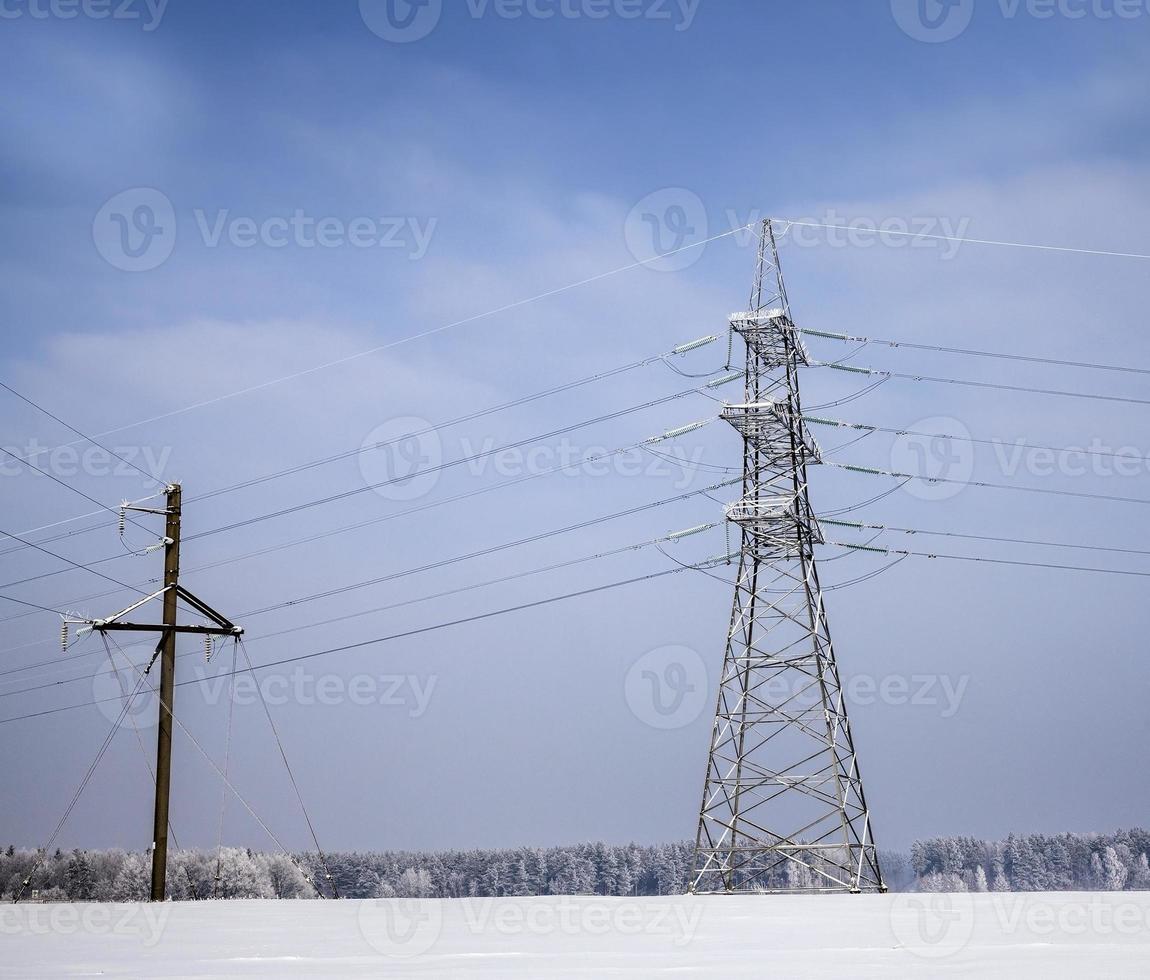 electric pole, sky photo