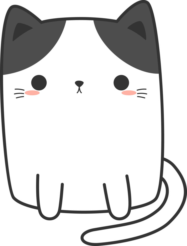 Cute Cat Element png