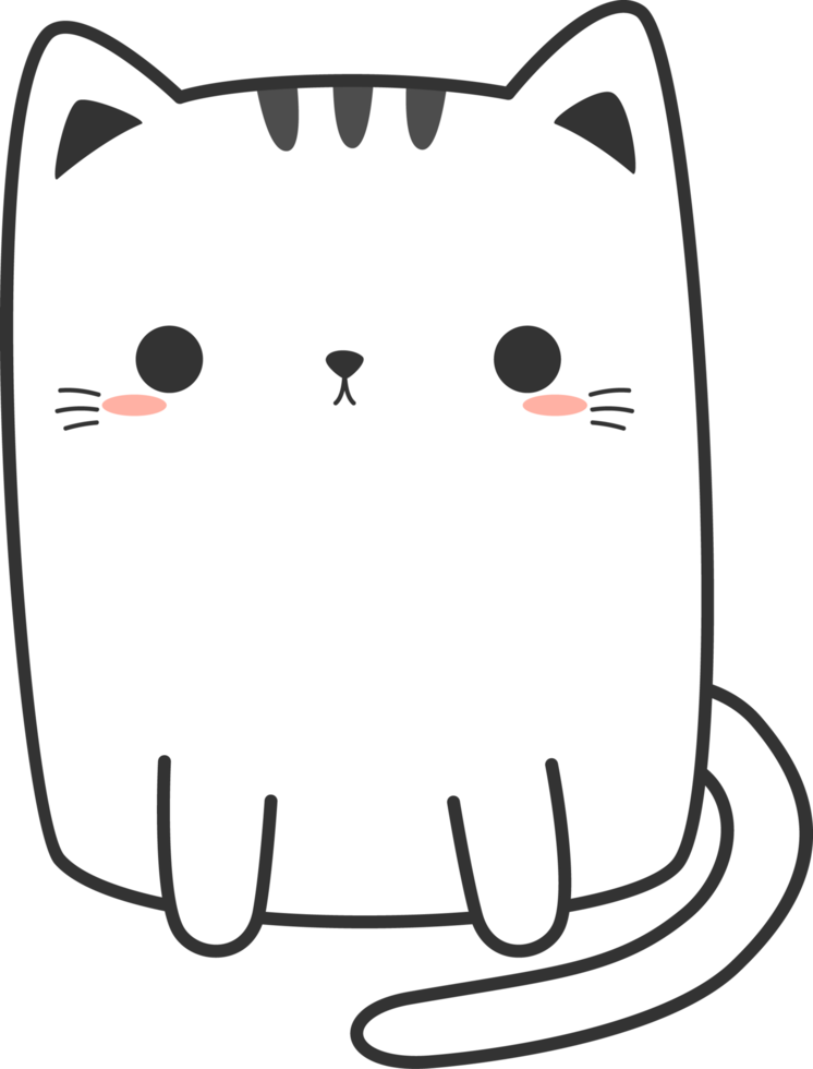 Cute Cat Element png