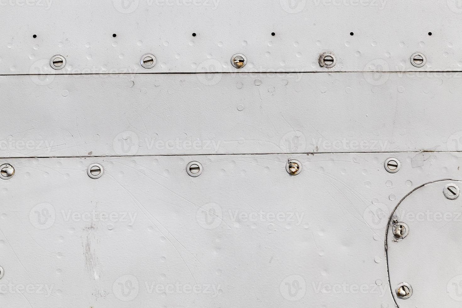 metal surface with rivets photo