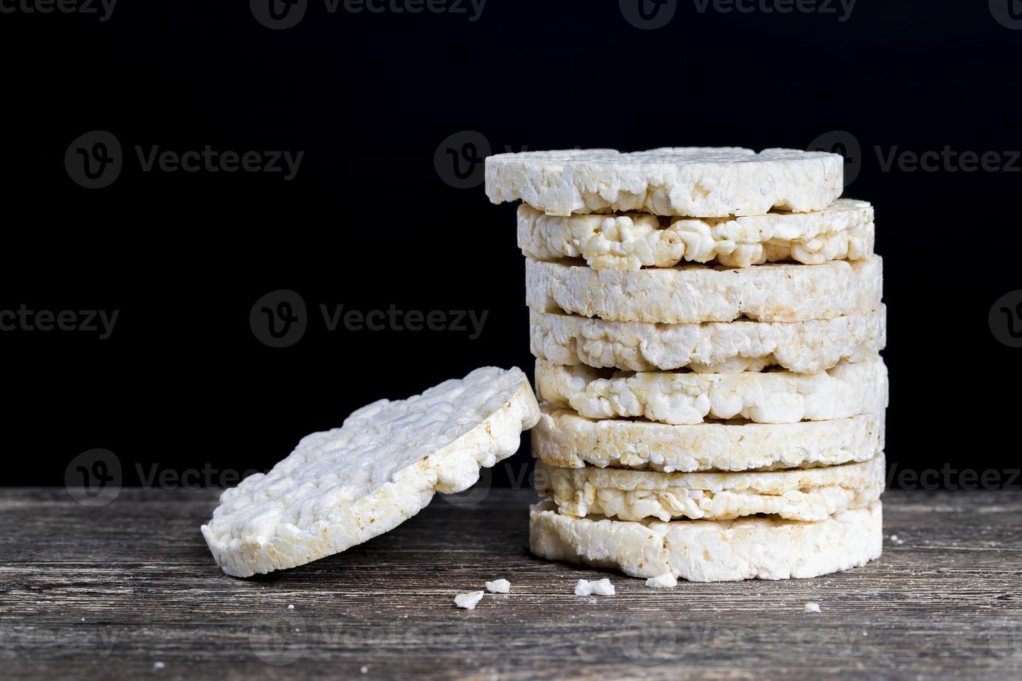 rice bread, close up photo