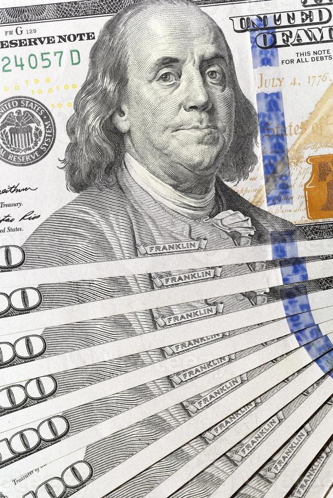 one hundred US dollars photo
