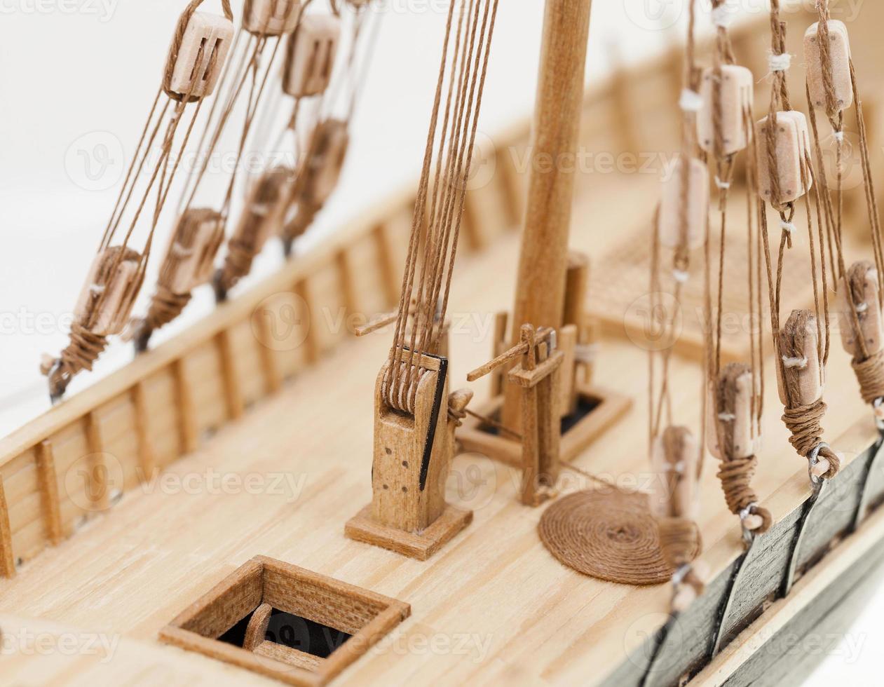 wooden ship model photo