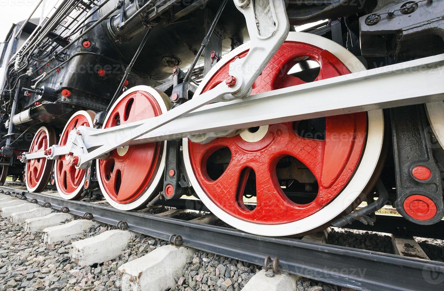 wheels of the old train photo