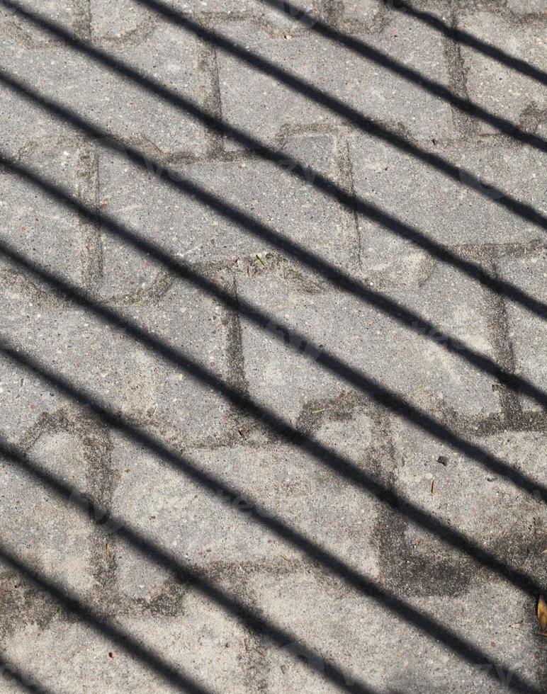 road shadow, close up photo
