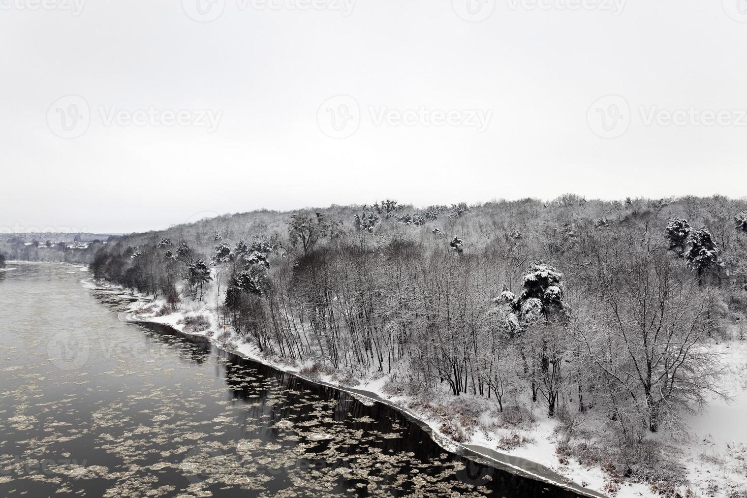 winter river Neman photo
