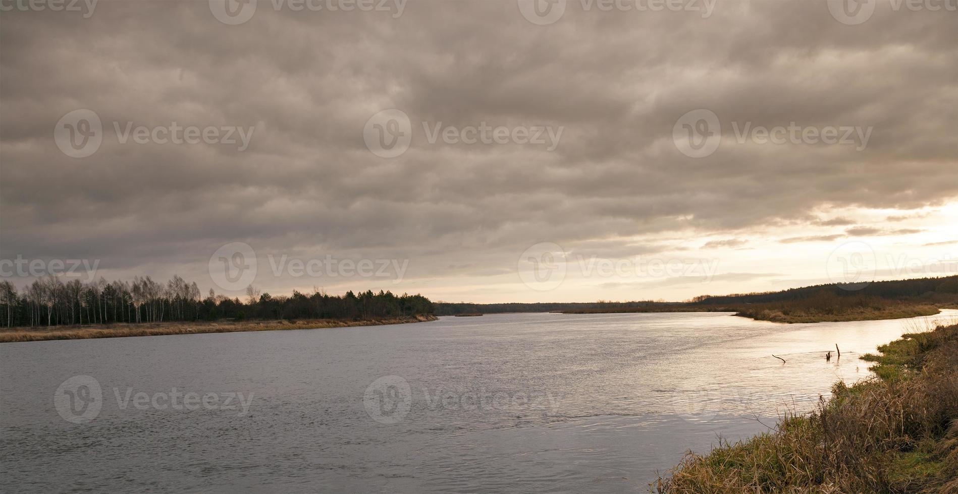 Dawn on the lake photo