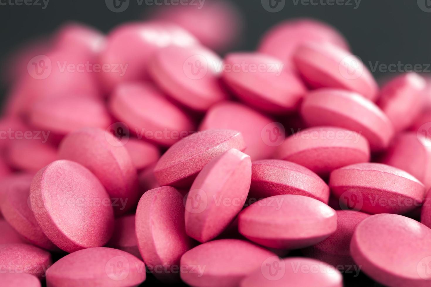 antibacterial drugs, close up photo