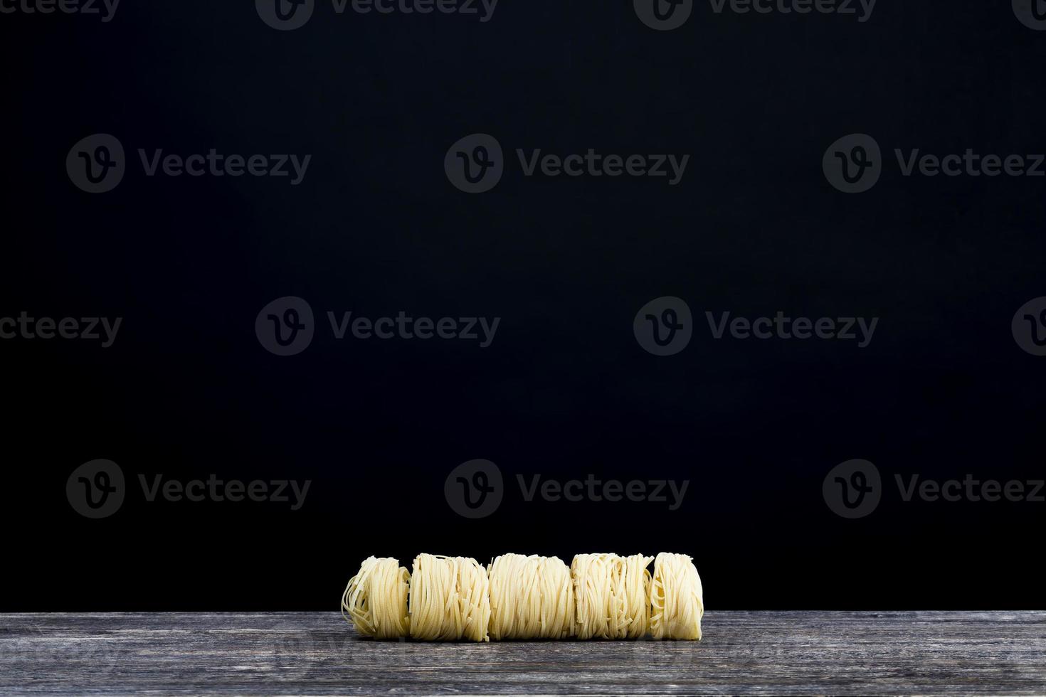 raw pasta, close up photo