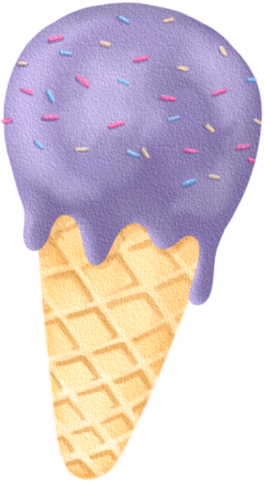 helado de taro con toppings png
