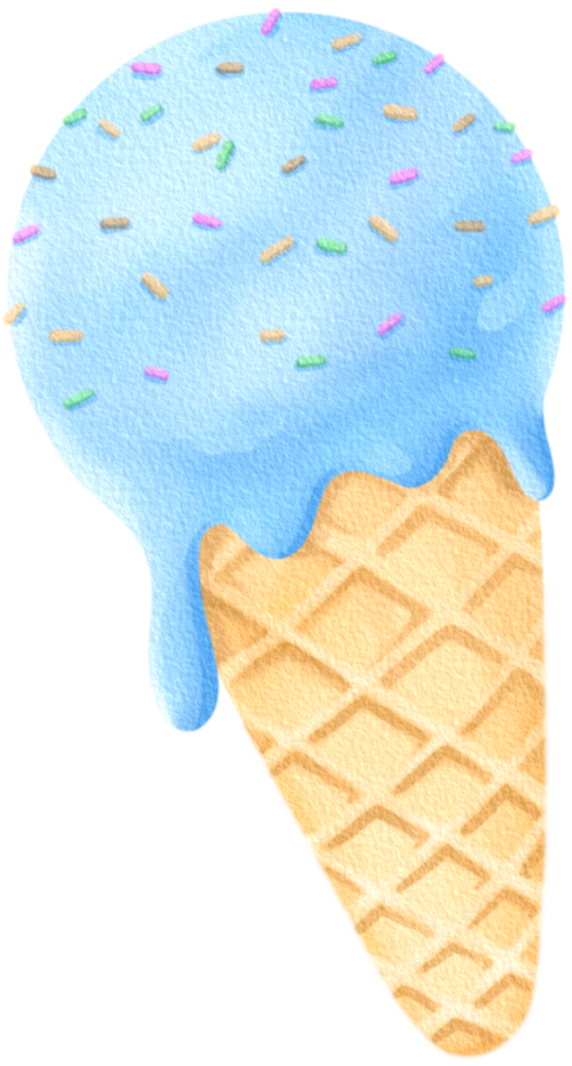 sorvete de menta com coberturas png