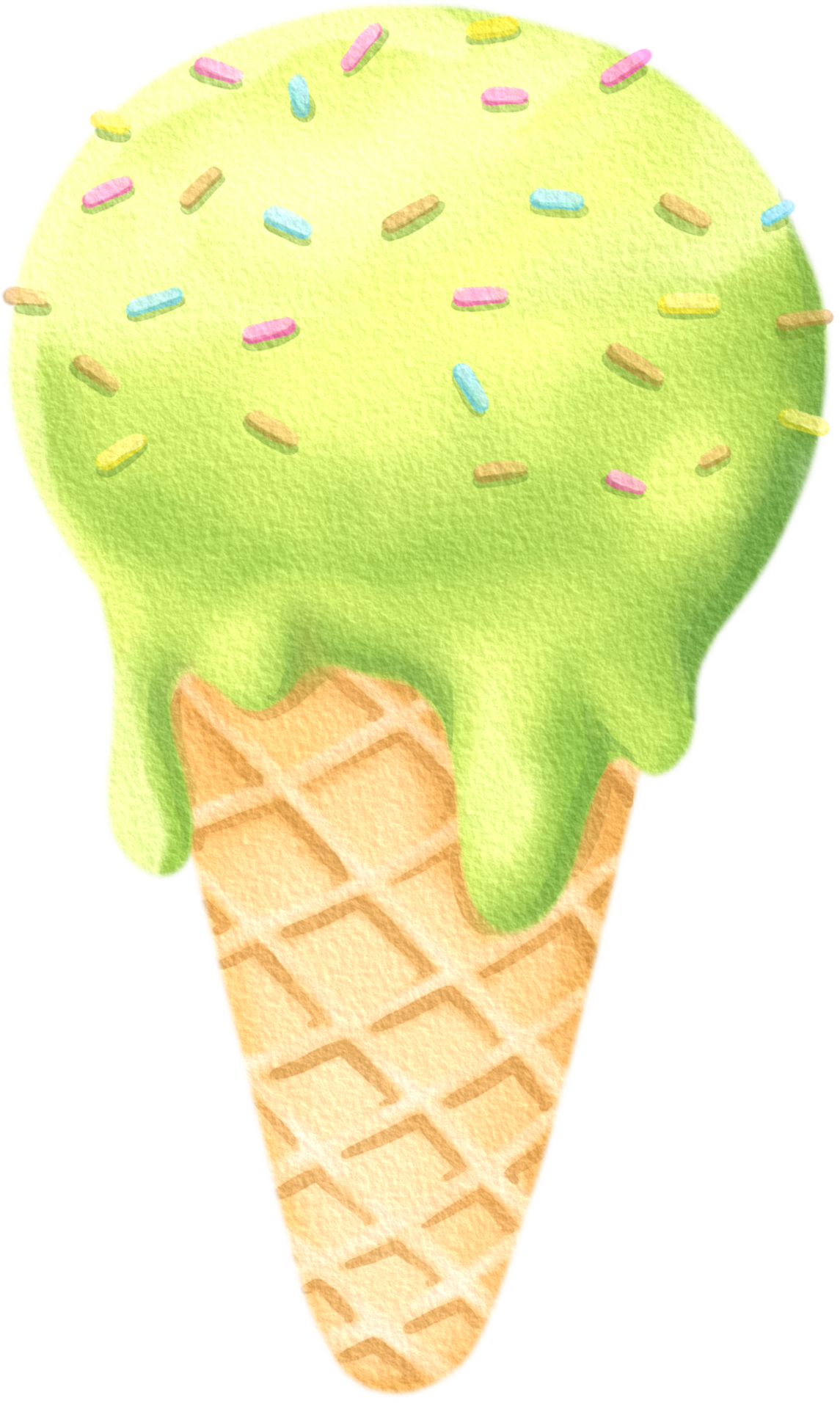 lemon ice cream with toppings 9415651 PNG