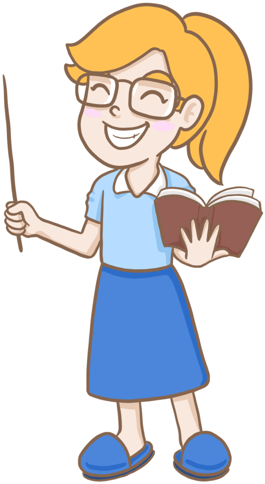 Cartoon-Lehrerin png