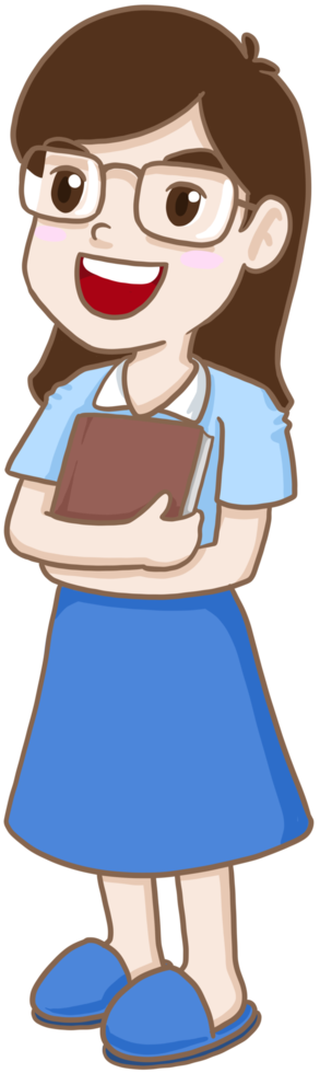 cartoon teacher woman png