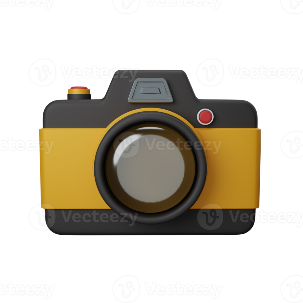 3d rendering camera isolated useful for user interface, apps and web design illustration png