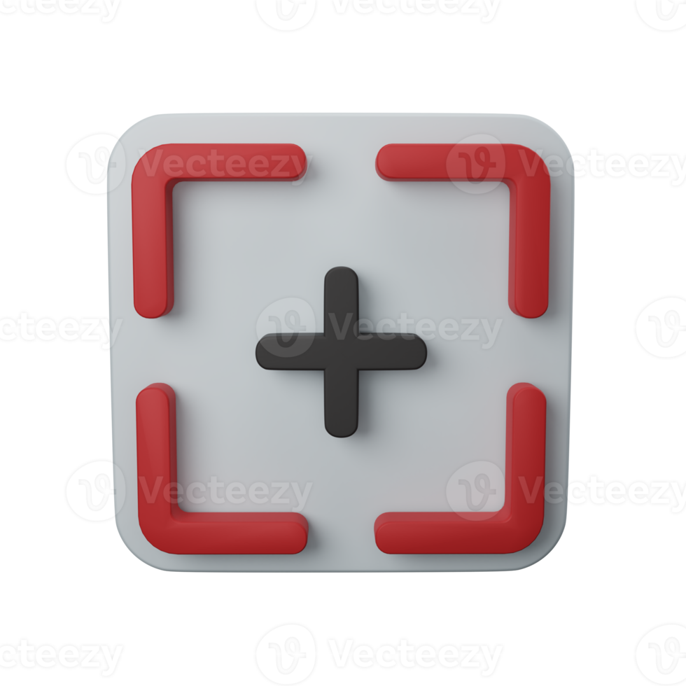 renderização 3D em tela cheia isolada útil para interface de usuário, aplicativos e ilustração de web design png