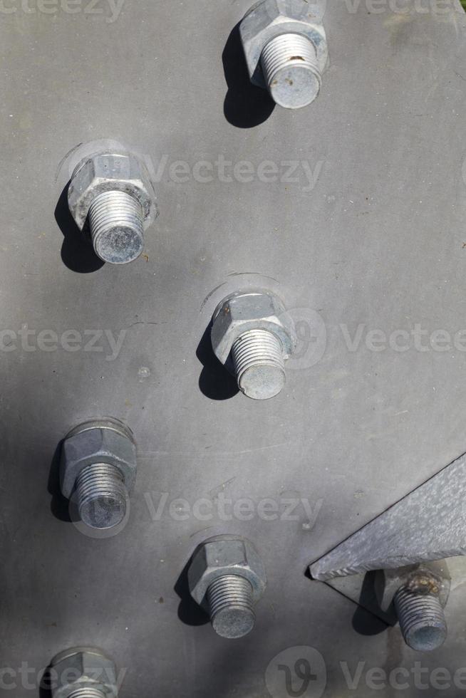 Old metal pillar photo