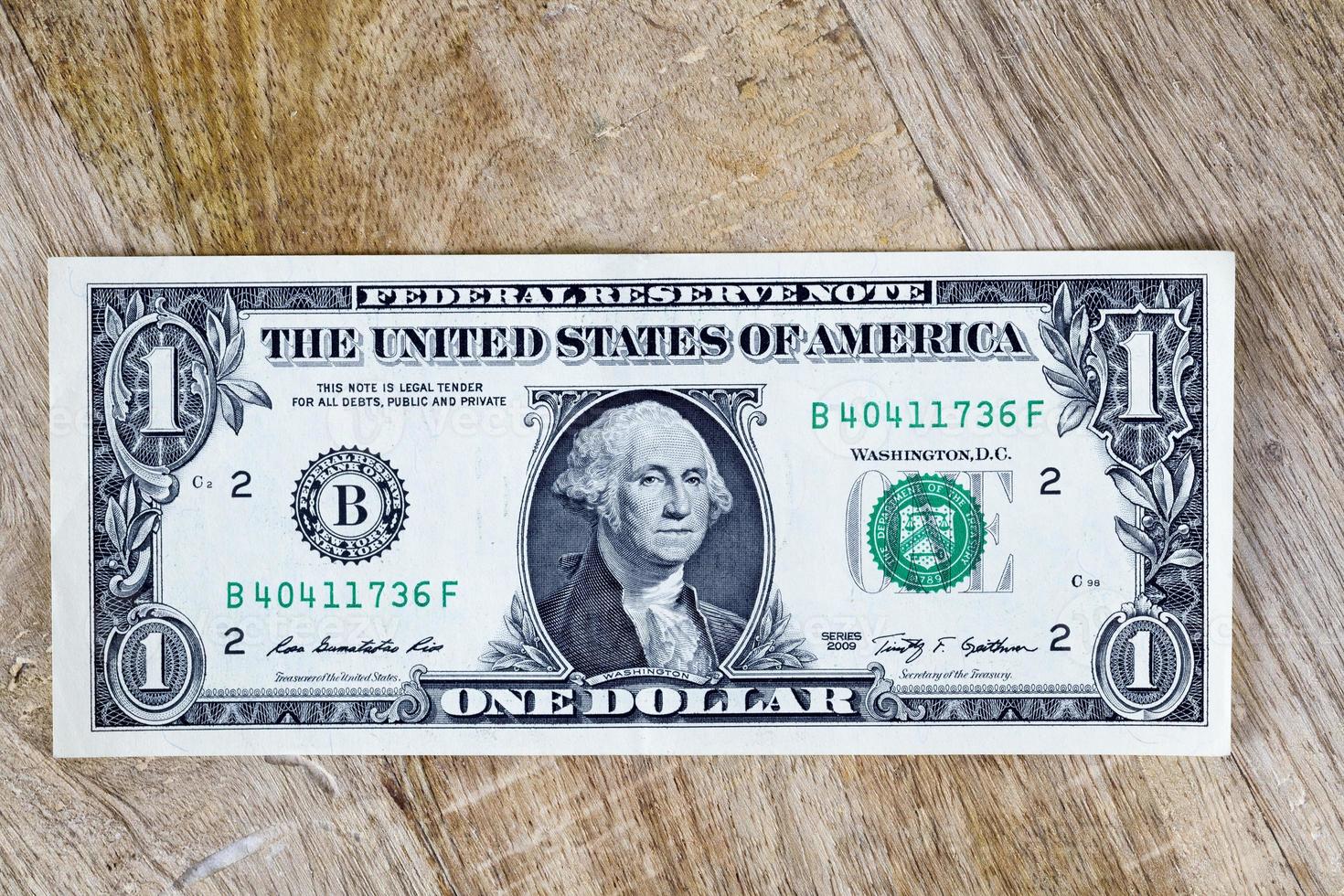 one american dollar photo