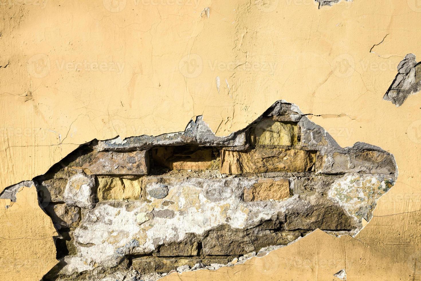 the old brick wall photo