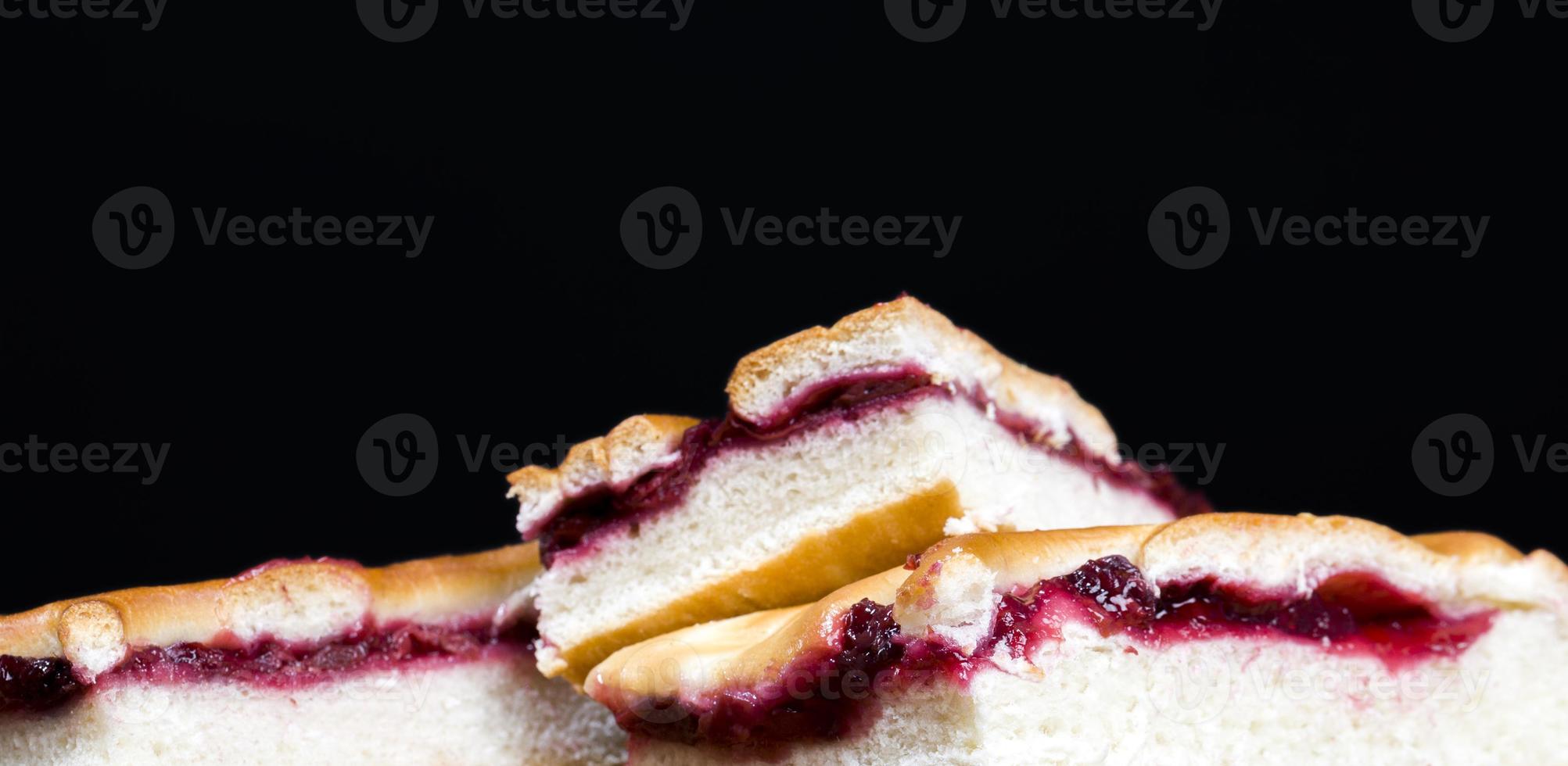 cherry pie baked photo