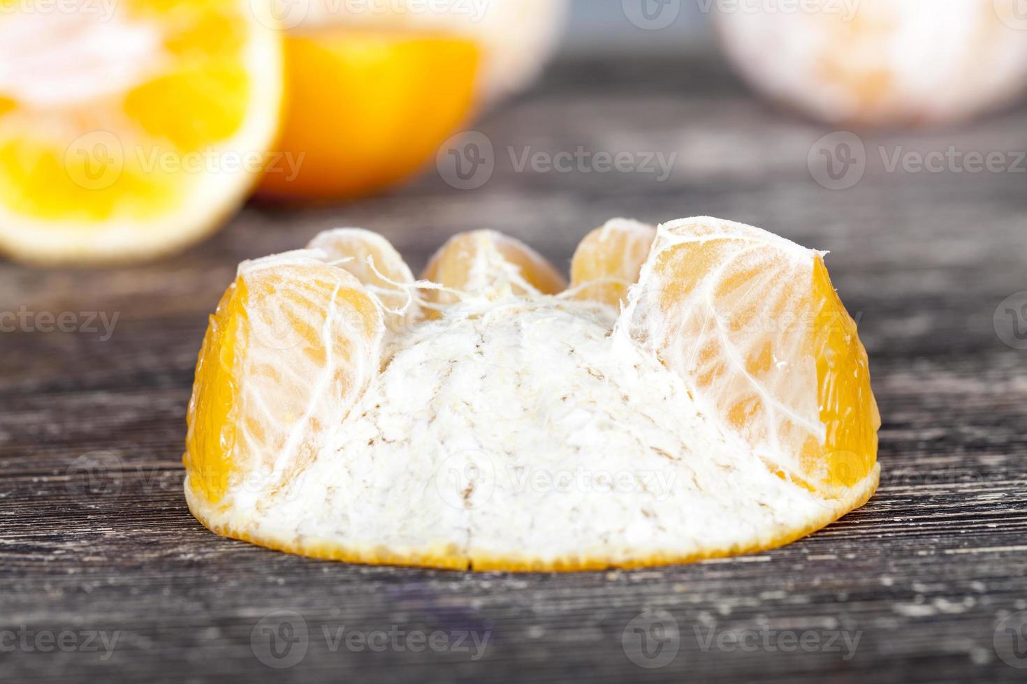 tasty ripe mandarin photo