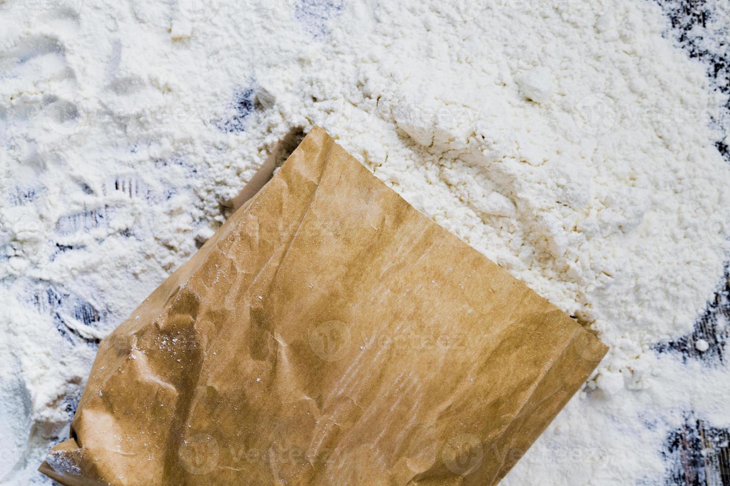 paper bag of flour photo