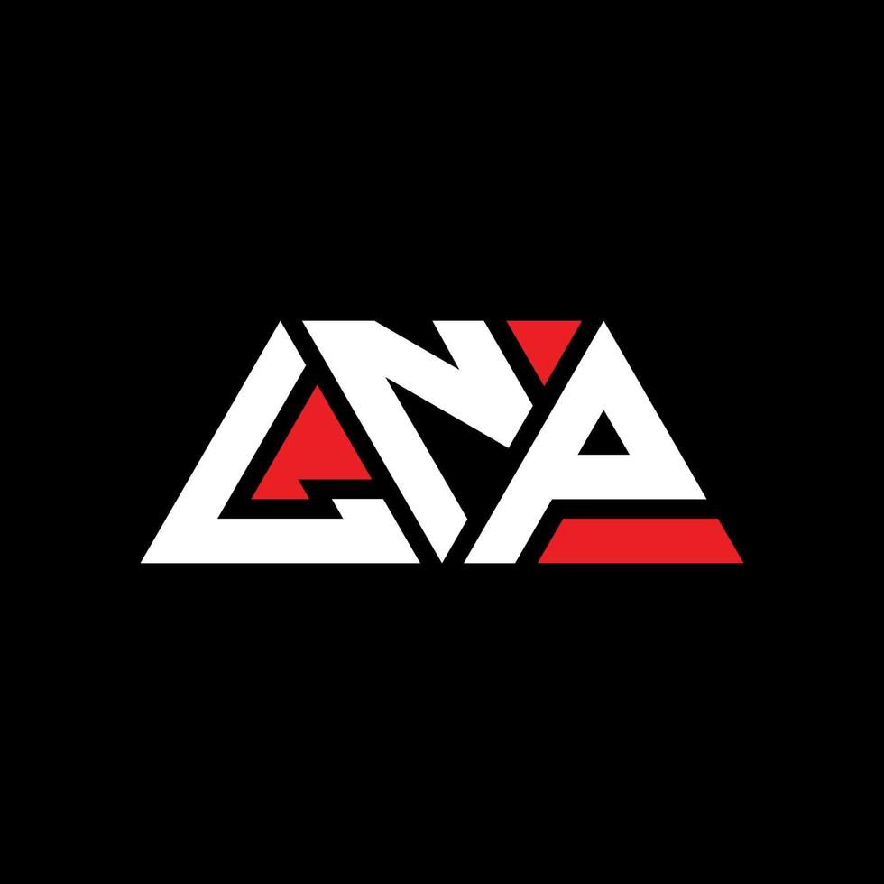 LNP triangle letter logo design with triangle shape. LNP triangle logo design monogram. LNP triangle vector logo template with red color. LNP triangular logo Simple, Elegant, and Luxurious Logo. LNP