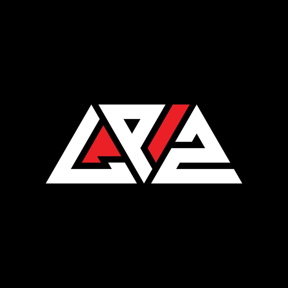 LPZ triangle letter logo design with triangle shape. LPZ triangle logo design monogram. LPZ triangle vector logo template with red color. LPZ triangular logo Simple, Elegant, and Luxurious Logo. LPZ