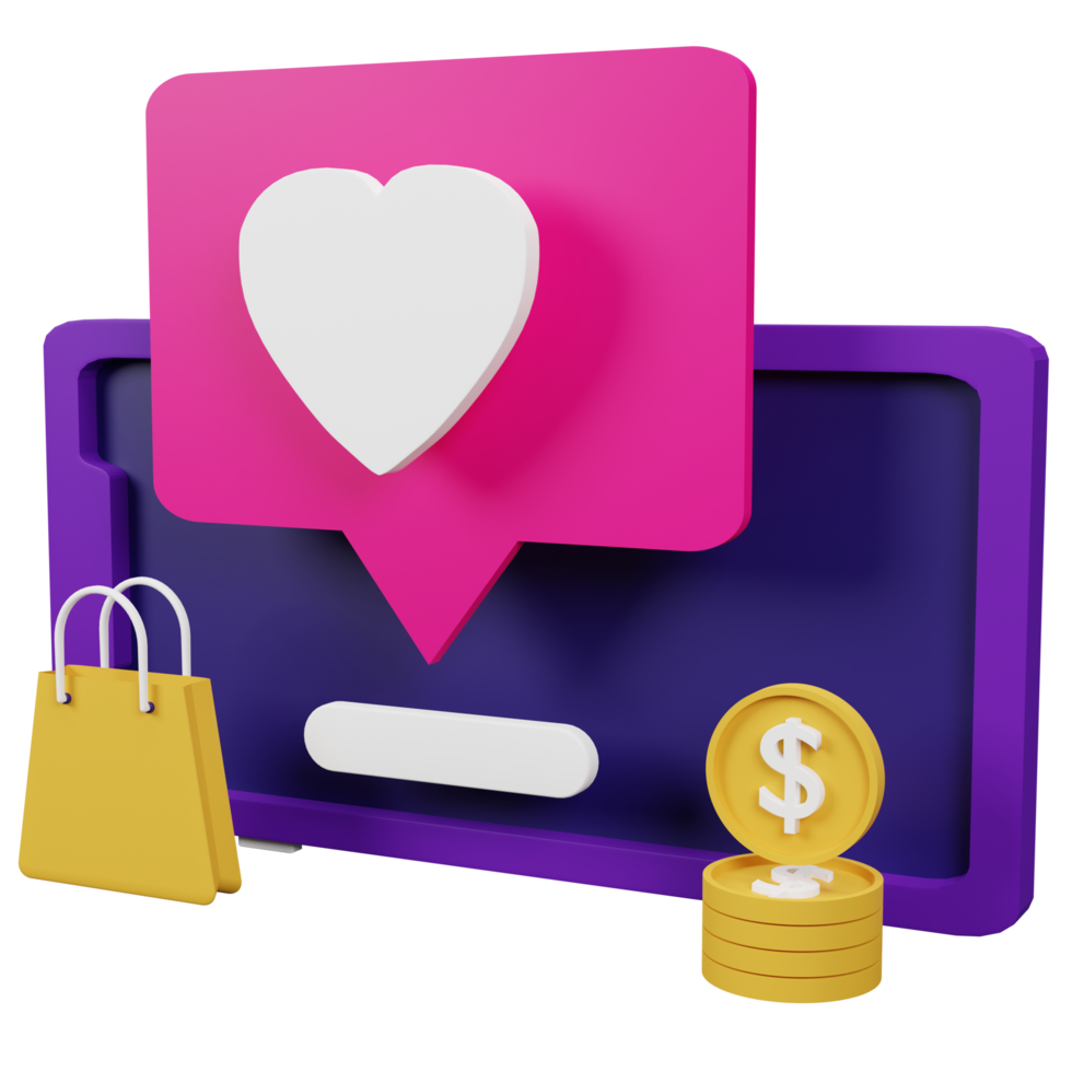 Feedback 3D Icon Illustration for your website, user interface, and presentation. 3D render Illustration. png