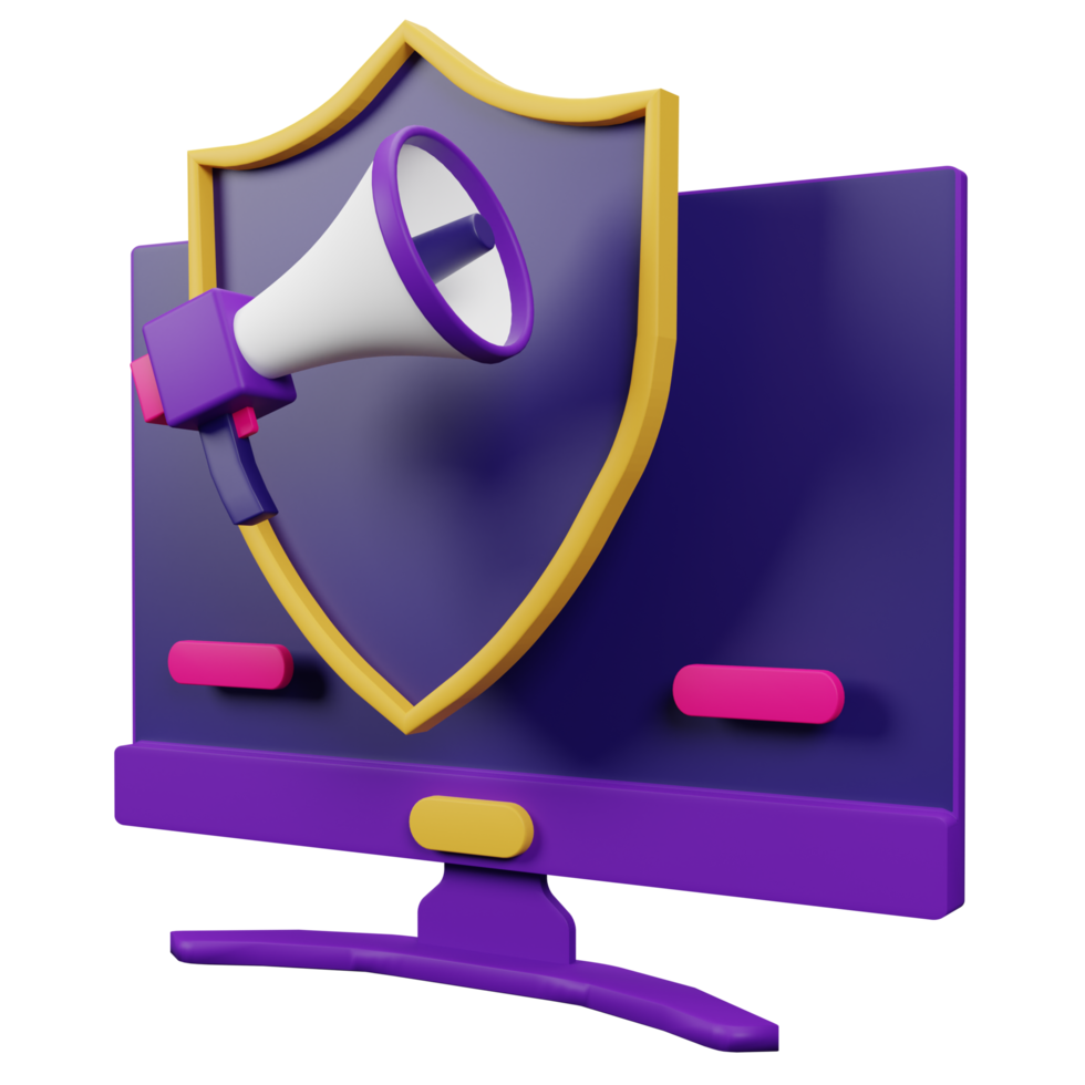 Protection 3D Icon Illustration for your website, user interface, and presentation. 3D render Illustration. png