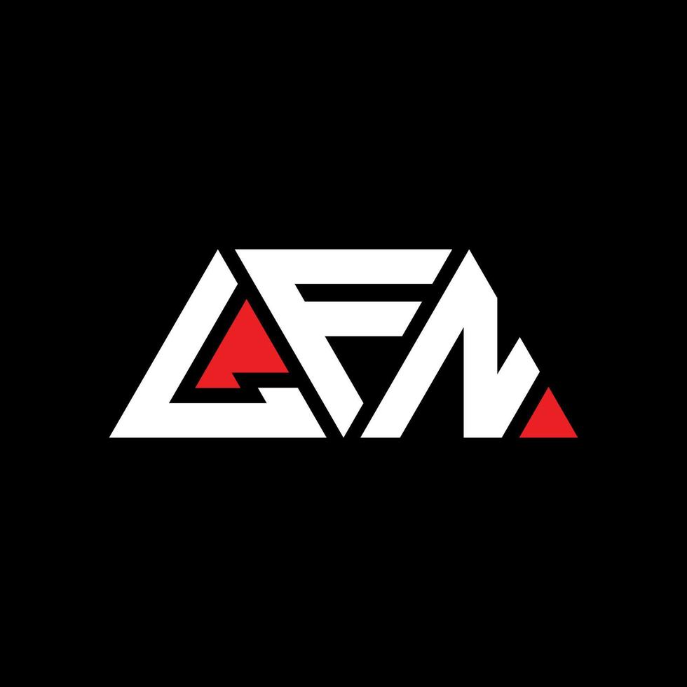 LFN triangle letter logo design with triangle shape. LFN triangle logo design monogram. LFN triangle vector logo template with red color. LFN triangular logo Simple, Elegant, and Luxurious Logo. LFN