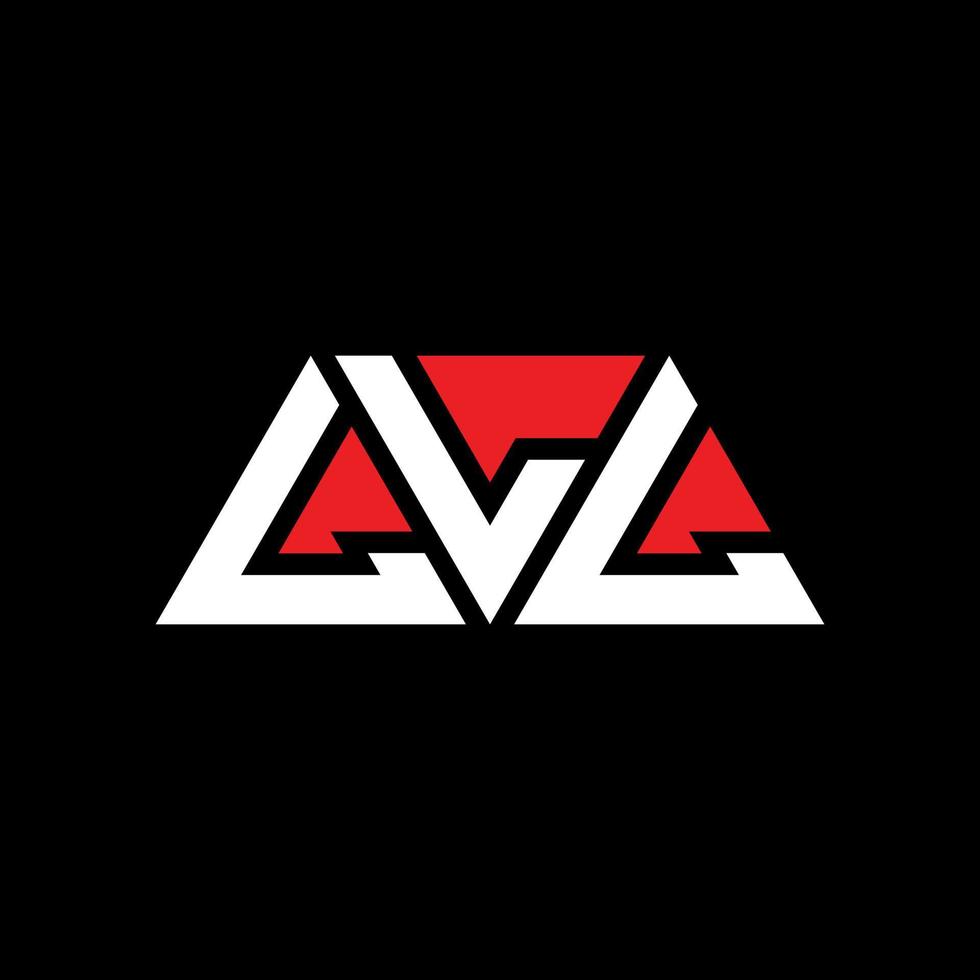 LLL triangle letter logo design with triangle shape. LLL triangle logo design monogram. LLL triangle vector logo template with red color. LLL triangular logo Simple, Elegant, and Luxurious Logo. LLL