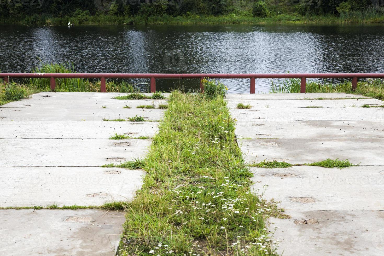 concrete slabs, close up photo