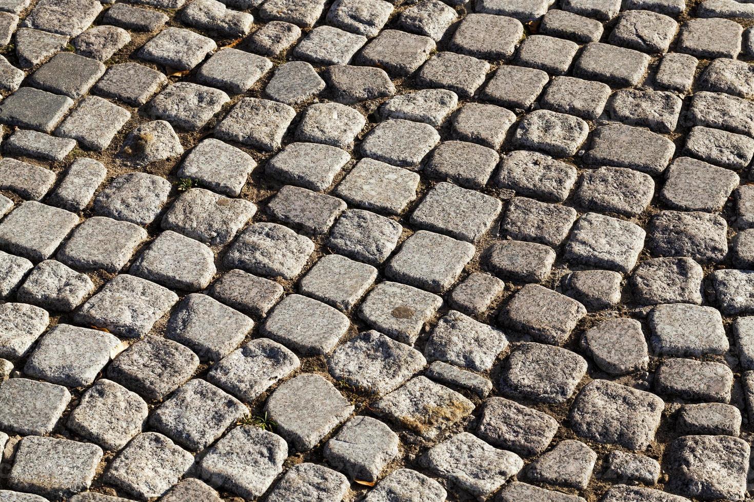 camino hecho de piedras foto