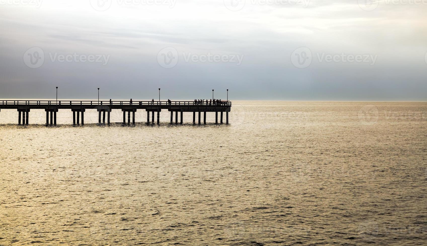 pier in the sea photo